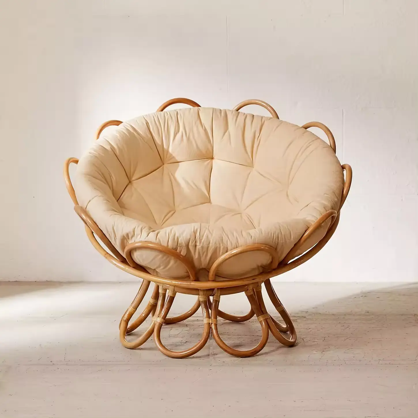 Cozy Apartment Chair - Flora Rattan Rapasan Chair